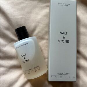 Salt & Stone Santal + Vetiver Hand Lotion, and Body Wash